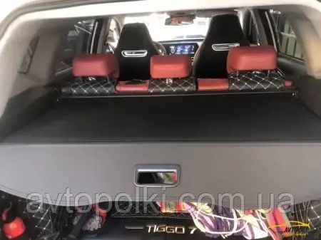 Шторка багажника Chery Tiggo 7/plus/PRO 2020 2021 2022 2023 полка ролет Chery Tiggo 7 20-23 фото
