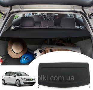 Шторка полка багажника Volkswagen GOLF 6 VI MK6 2008 2009 2010 2011 2012 2013 полиця ролет накладка GOLF-6А фото