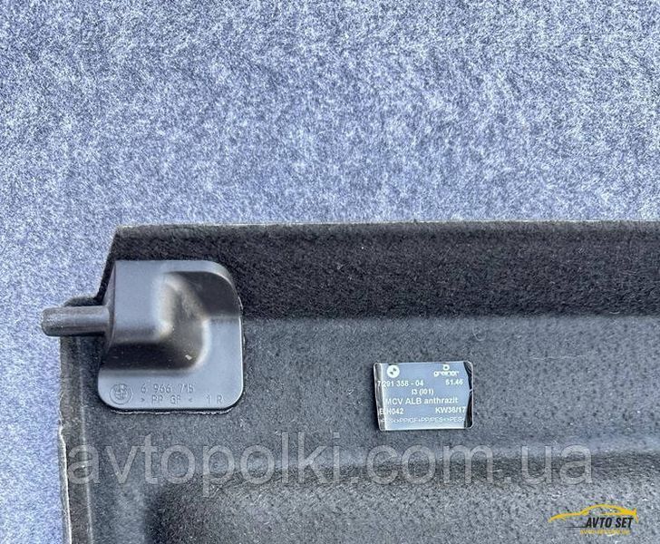 Оригинал полка багажника BMW I3 2011-2020 шторка ролет накладка 7291358 BMW I3 фото